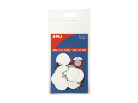 APLI Attache cadre, toile gommée, diamètre 30 mm