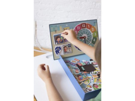 APLI kids Jeu de magnets 'The Hours', avec support aimanté