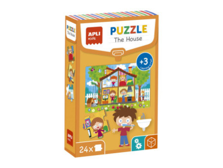 APLI kids Puzzle éducatif 'The House', 24 pièces