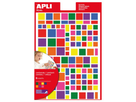 APLI kids Gommettes 'Rond', assorti