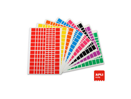 APLI kids Gommettes 'Rectangle', grand conditionnement