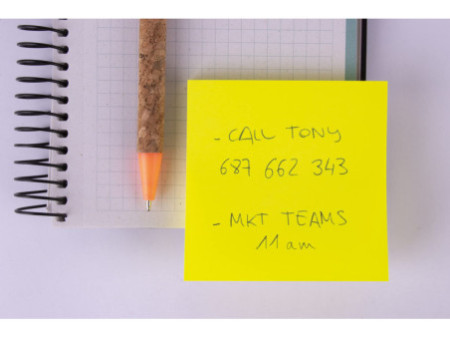 APLI Notes adhésives 'FUNNY Notes!', 75 x 75 mm, jaune fluo