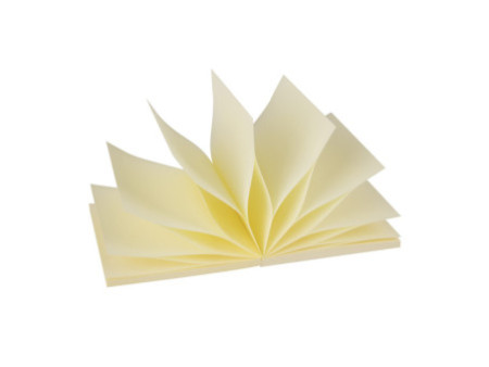APLI Notes adhésives 'ZIG ZAG Notes!', 75 x 75 mm, jaune