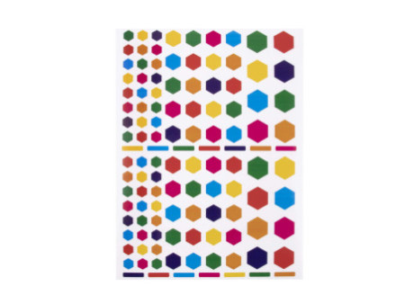 APLI kids Gommettes 'Hexagone', en sachet