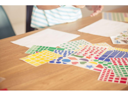APLI kids Gommettes 'Etoile' couleurs métallisées, assorti