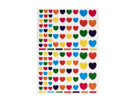 APLI kids Gommettes 'Coeur', en sachet