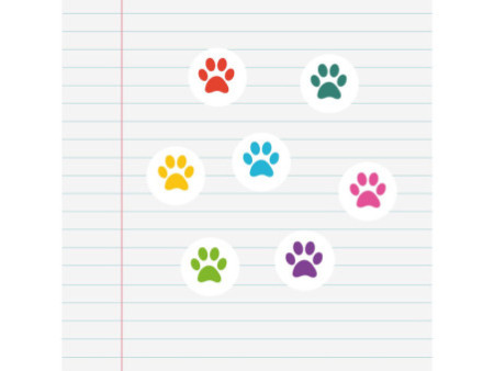 APLI kids Gommettes 'Empreintes de chat', en sachet