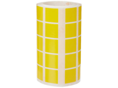 APLI Kids Gommette de couleur 'carré', en rouleau, jaune