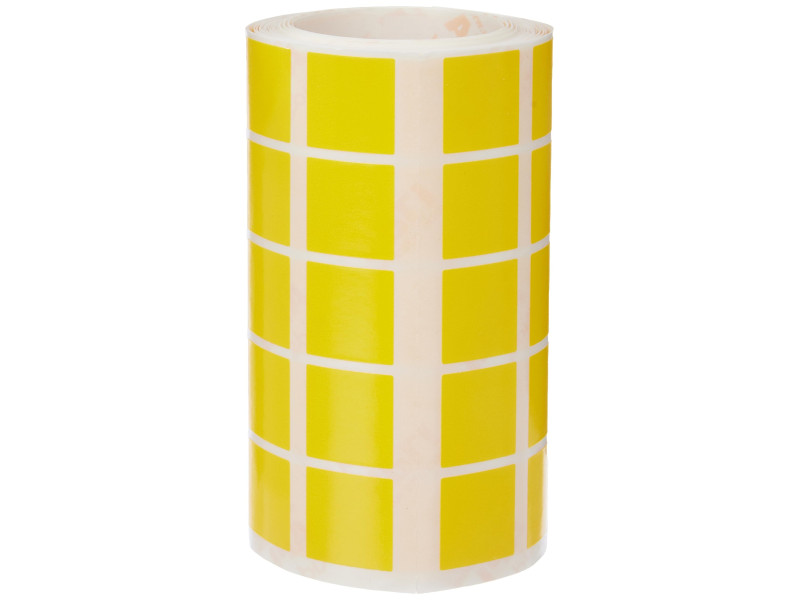 APLI Kids Gommette de couleur 'carré', en rouleau, jaune