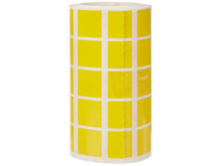 APLI Kids Gommette de couleur 'carré', en rouleau, jaune