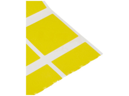 APLI Kids Gommette de couleur 'carré', en rouleau, jaune