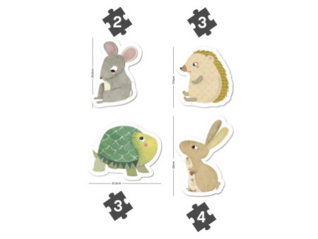APLI kids Puzzle 'My first Bébés animaux', 12 pièces
