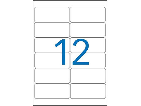 agipa Etiquette universelle, 99,1 x 42,3 mm, blanc
