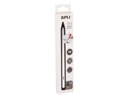 APLI Crayon de papier éternel Infinity, blanc