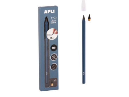 APLI Crayon de papier éternel Infinity, bleu