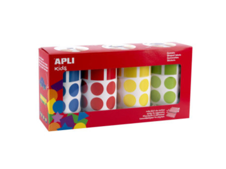 APLI kids Gommettes 'Géométrique', en rouleau, assorti