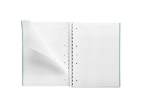 MIQUELRIUS Cahier à spirale 'Notebook EMOTIONS', A4, menthe