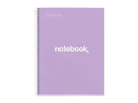 MIQUELRIUS Cahier à spirale 'Notebook EMOTIONS', A4, lavande