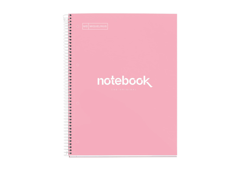 MIQUELRIUS Cahier à spirale 'Notebook EMOTIONS', A4, rose