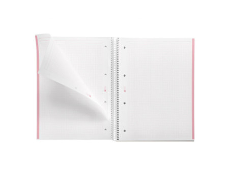 MIQUELRIUS Cahier à spirale 'Notebook EMOTIONS', A4, rose
