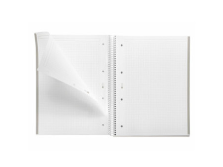 MIQUELRIUS Cahier à spirale 'Notebook EMOTIONS', A4, gris