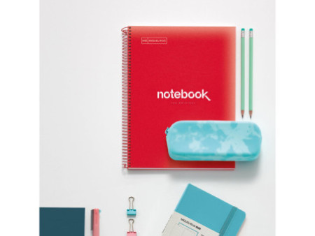 MIQUELRIUS Cahier à spirale 'Notebook EMOTIONS', A4, rouge