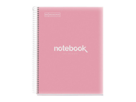 MIQUELRIUS Cahier à spirale 'Notebook EMOTIONS', A4, corail