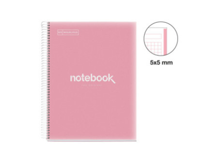 MIQUELRIUS Cahier à spirale 'Notebook EMOTIONS', A4, corail