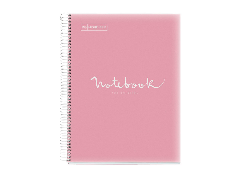 MIQUELRIUS Cahier à spirale 'Notebook EMOTIONS', A4, rose