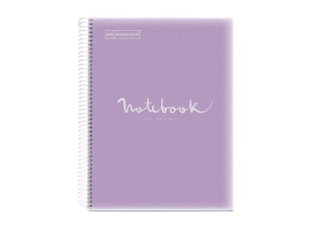 MIQUELRIUS Cahier à spirale 'Notebook EMOTIONS', A4, lilas