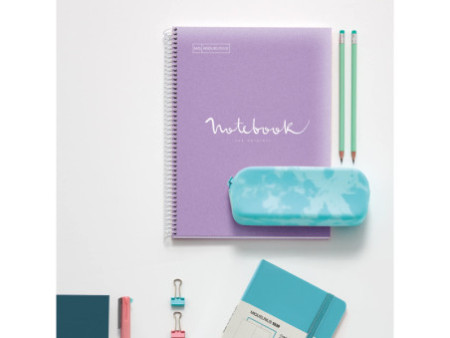 MIQUELRIUS Cahier à spirale 'Notebook EMOTIONS', A4, lilas