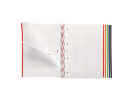 MIQUELRIUS Cahier à spirale 'Notebook EMOTIONS', A4, rouge