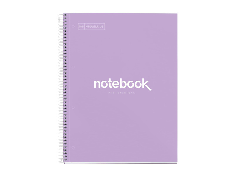 MIQUELRIUS Cahier à spirale 'Notebook EMOTIONS', A4, lavande