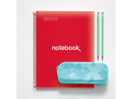 MIQUELRIUS Cahier à spirale 'Notebook EMOTIONS', A4, rouge