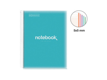 MIQUELRIUS Cahier à spirale 'Notebook EMOTIONS', A4, bleu
