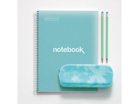 MIQUELRIUS Cahier à spirale 'Notebook EMOTIONS', A4, bleu