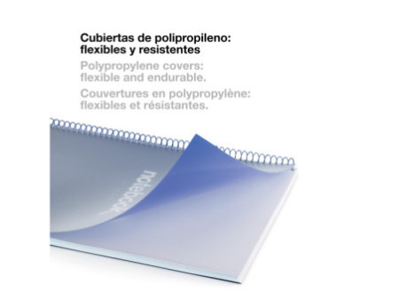 MIQUELRIUS Cahier à spirale 'Notebook EMOTIONS', A5, marine