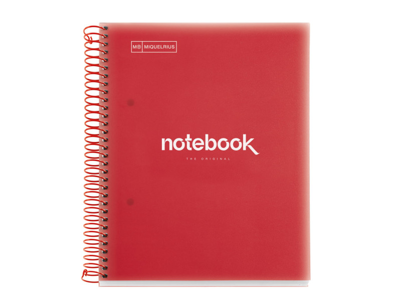 MIQUELRIUS Cahier à spirale 'Notebook EMOTIONS', A5, rouge