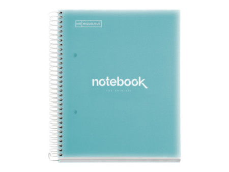 MIQUELRIUS Cahier à spirale 'Notebook EMOTIONS', A5, bleu