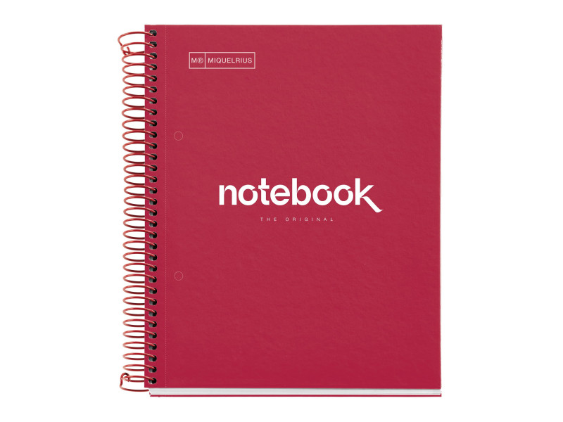 MIQUELRIUS Cahier à spirale 'Notebook EMOTIONS', A5, rouge