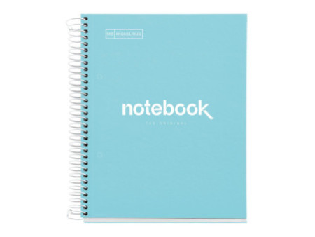 MIQUELRIUS Cahier à spirale 'Notebook EMOTIONS', A5, bleu