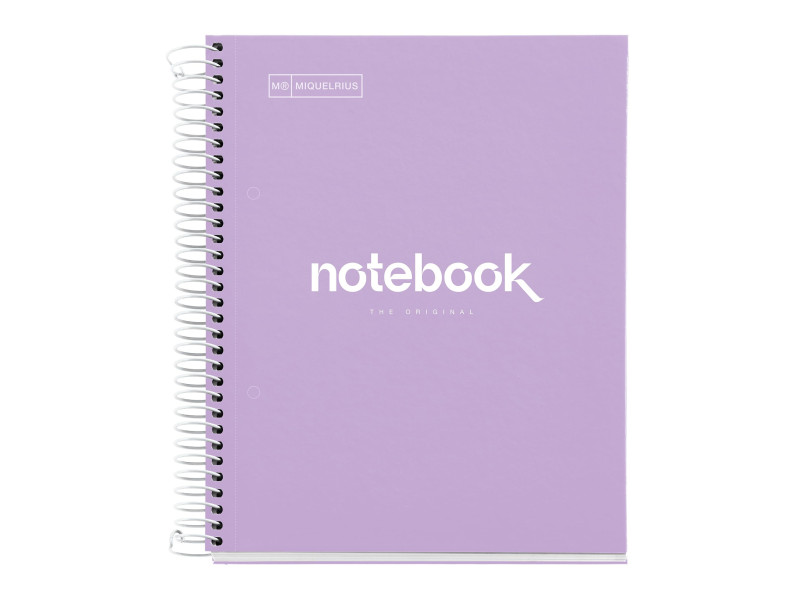 MIQUELRIUS Cahier à spirale 'Notebook EMOTIONS', A5, lavande