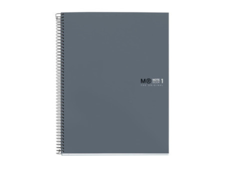 MIQUELRIUS Cahier à spirale 'Notebook THE ORIGINAL' A4, gris