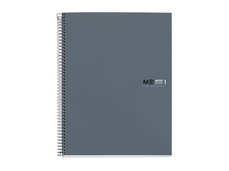 MIQUELRIUS Cahier à spirale 'Notebook THE ORIGINAL' A4, gris