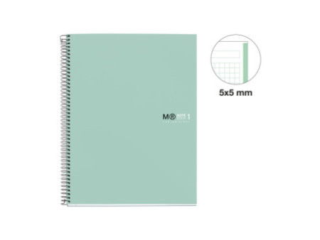 MIQUELRIUS Cahier à spirale 'Notebook THE ORIGINAL' A5, aqua