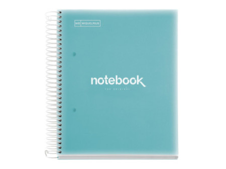 MIQUELRIUS Cahier à spirale 'Notebook EMOTIONS', A5, bleu