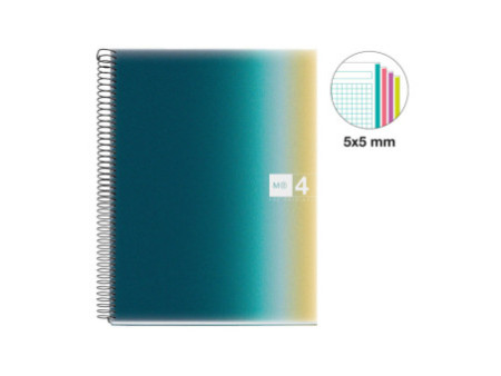 MIQUELRIUS Cahier à spirale 'Notebook AURORA', A4, Iceland