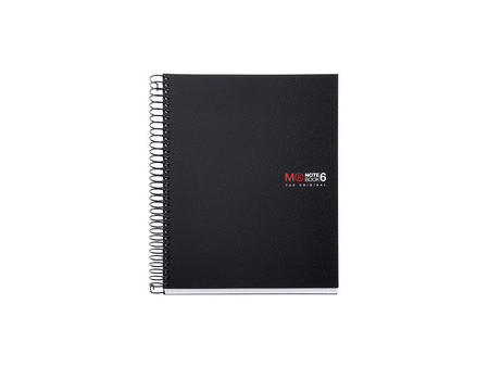 MIQUELRIUS Cahier à spirale 'Notebook THE ORIGINAL', A4,noir