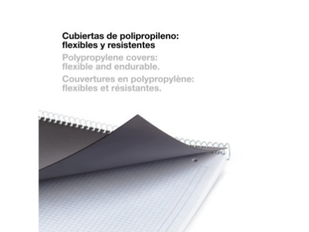 MIQUELRIUS Cahier à spirale 'Notebook THE ORIGINAL', A5,noir