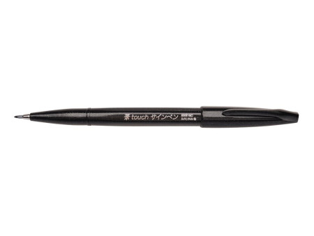PentelArts Stylo feutre Brush Sign Pen, étui de 4, Basic